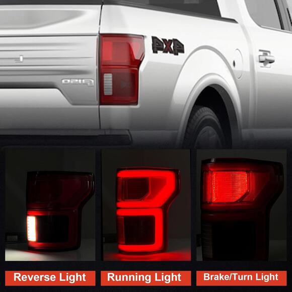 LED Tail Light Right Passenger Side Ford F150 2018-2020 W/Blind Spot Brakelights - Picture 6 of 9